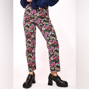 Lazy Oaf Mixed Bunch Floral Jeans